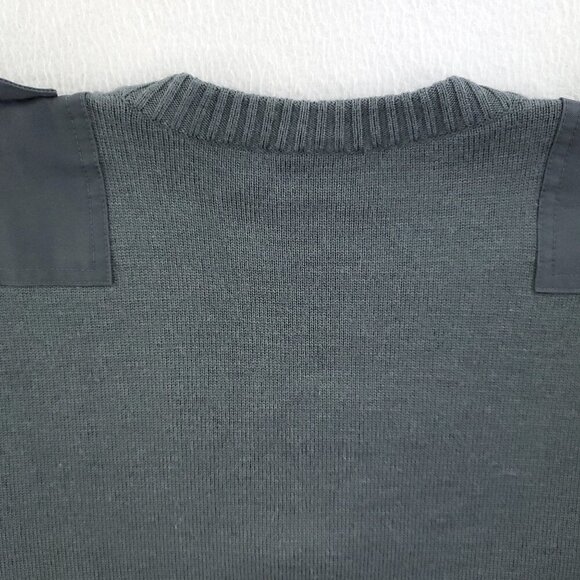 Austrian Army Sweater Vintage Military Wool Blend 2000s "5/108" Men's Large - Picture 11 of 11
